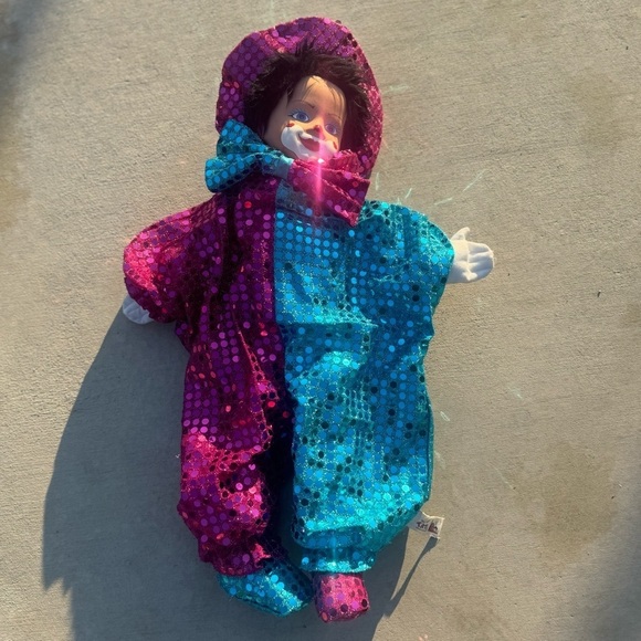 Vintage Tati Circus Clown Porcelain Doll by Gerhard Dargel Design of Germany - Picture 4 of 6